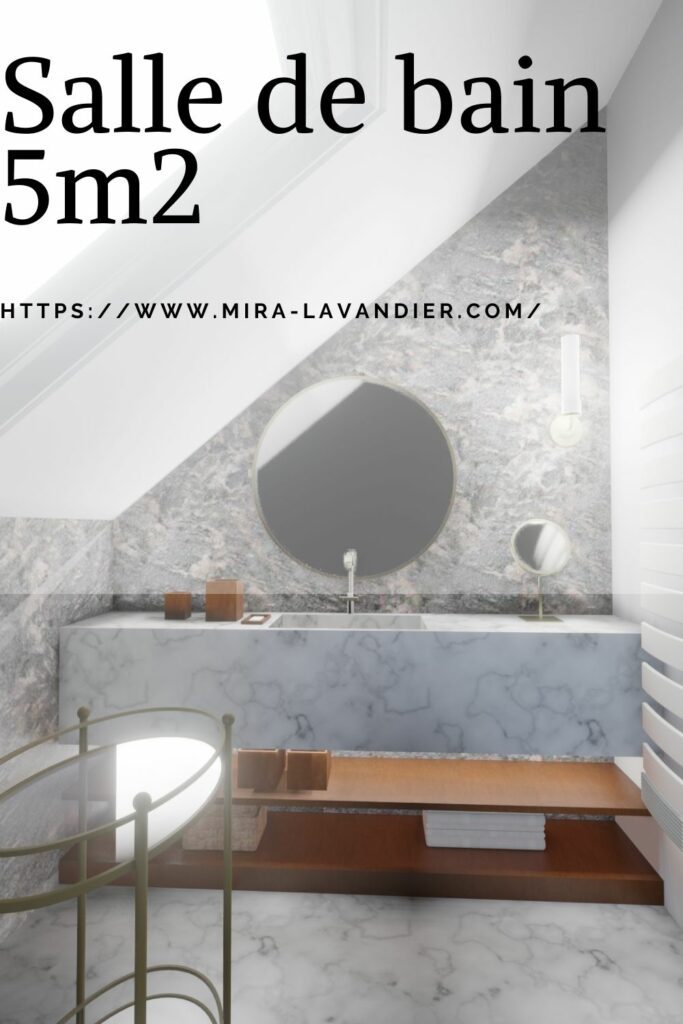 salle de bain 5m2