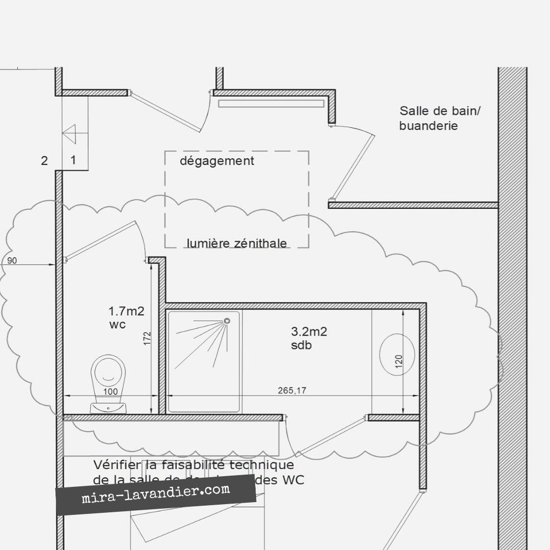 Plan Salle De Bain 3m2 Une salle de douche 3m2 pour la chambre d'amis?
