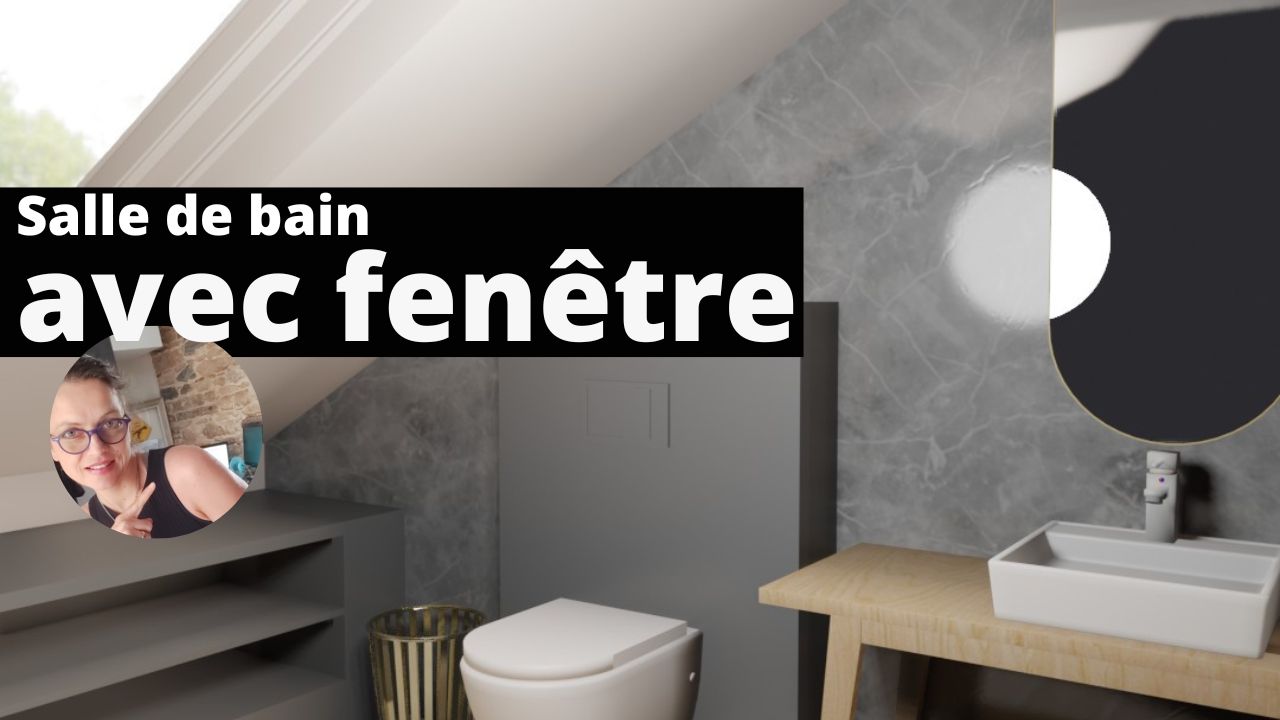 Amenagement petite salle de bain avec fenetre