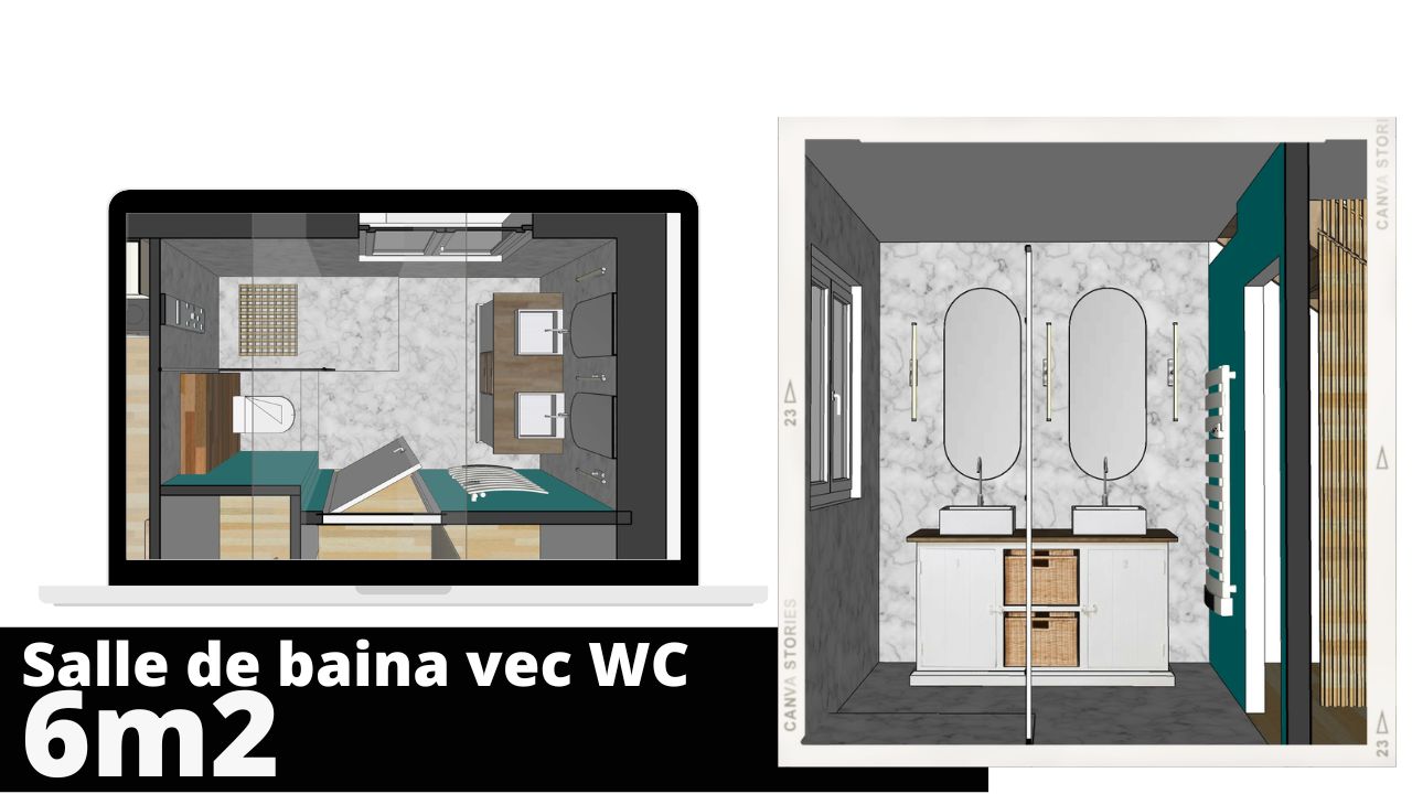 Plan Petite Salle De Bain Avec Wc En Longueur amenagement-salle-de-bain.com