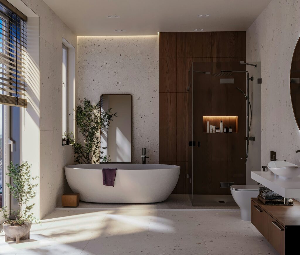 idée déco salle de bain sobre et élégante