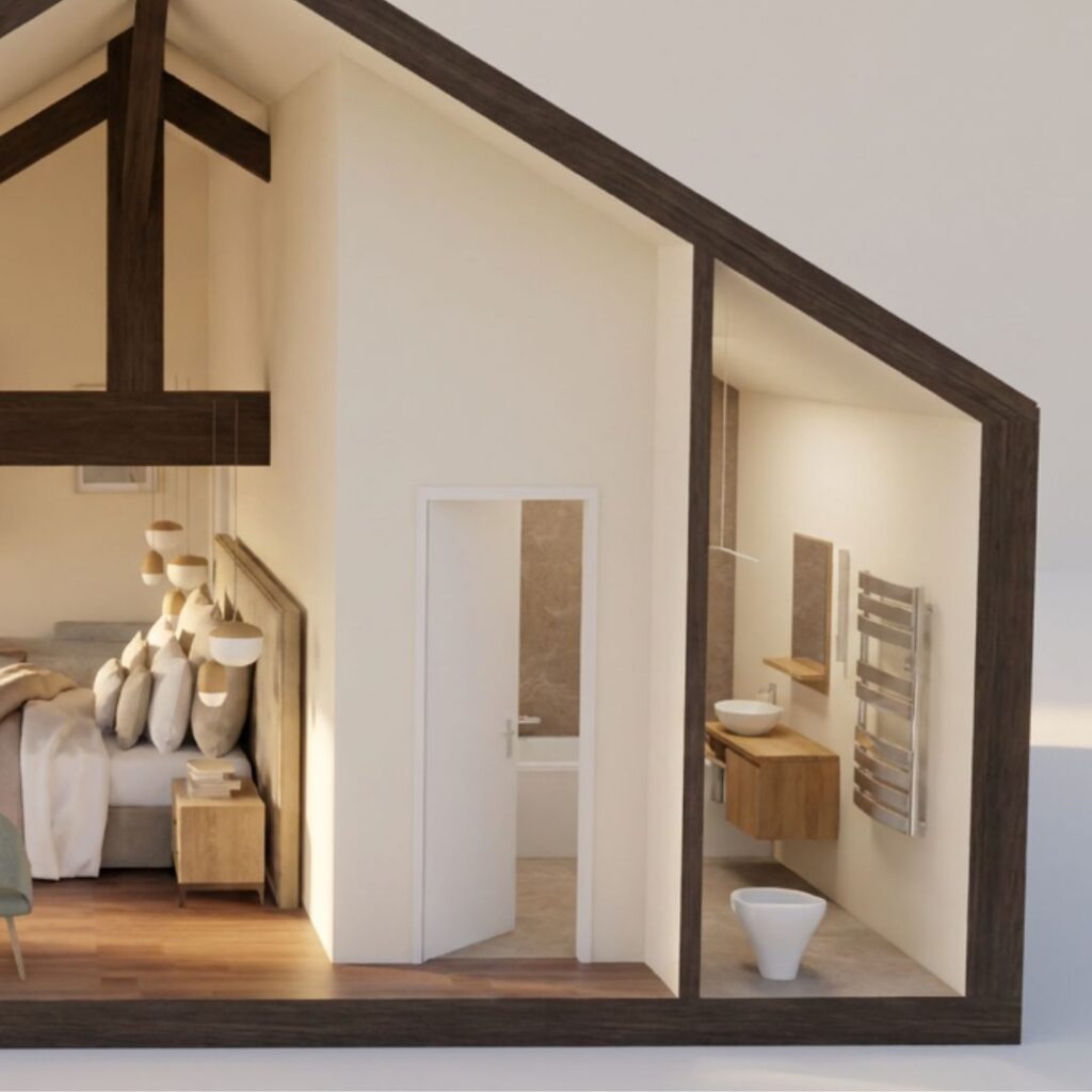 salle de bain en comble