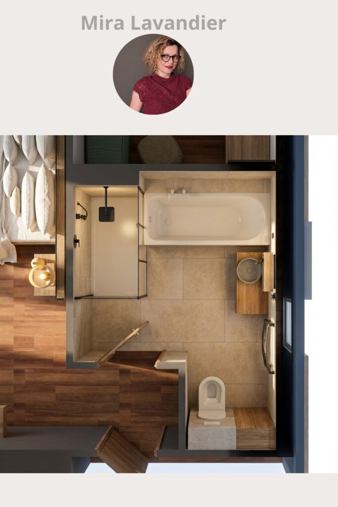 Salle de bain sous pente 5m2